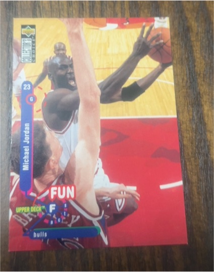 1995-96 Upper Deck Collector's Choice #169 Michael Jordan — front