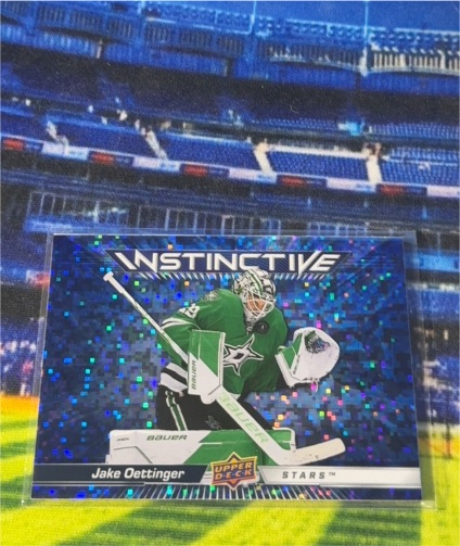 2023-24 Upper Deck Series 2 Instinctive #IN-5 Jake Oettinger — front