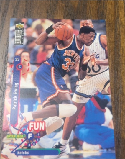 1995-96 Collector's Choice #183 Patrick Ewing — front