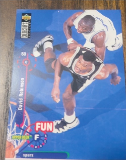 1995 Collector's Choice #189 David Robinson — front