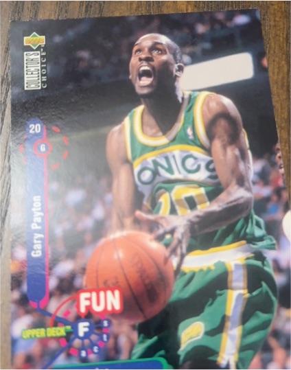 1995-96 Collector's Choice #190 Gary Payton — front