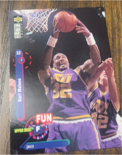 1995-96 Upper Deck Collector's Choice #192 Karl Malone — front