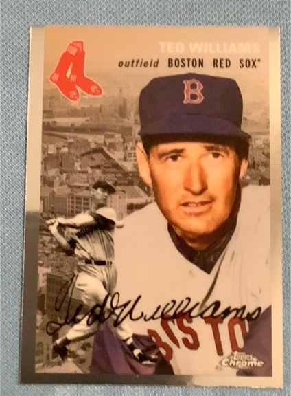 2023 Topps Chrome Platinum Anniversary #477 Ted Williams Boston Red Sox — front