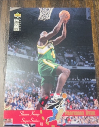 1995-96 Upper Deck Collector's Choice #201 Shawn Kemp — front