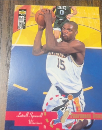 1995-96 Collector's Choice #206 Latrell Sprewell — front
