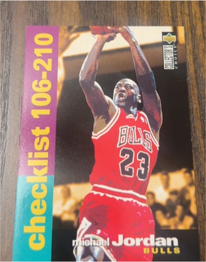 1995-96 Upper Deck Collector's Choice #210 Michael Jordan — front