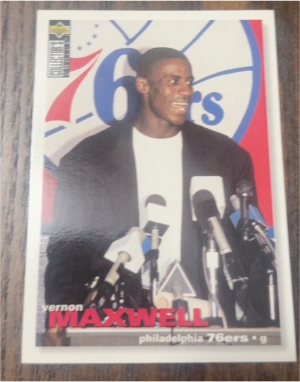 1995 Upper Deck Collector's Choice #151 Vernon Maxwell — front