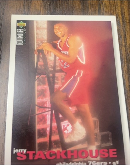 1995-96 Upper Deck Collector's Choice #220 Jerry Stackhouse — front