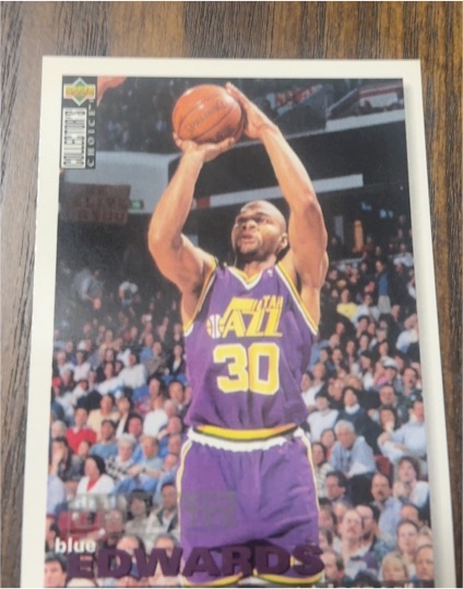 1995-96 Upper Deck Collector's Choice #129 Blue Edwards — front