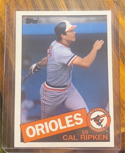 1985 Topps #30 Cal Ripken — front