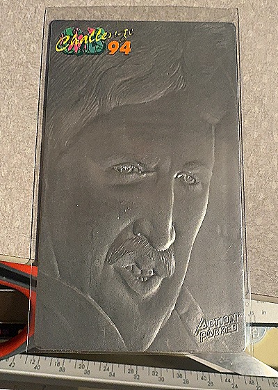 1994 Action Packed #FB942 Jeff Hostetler — front