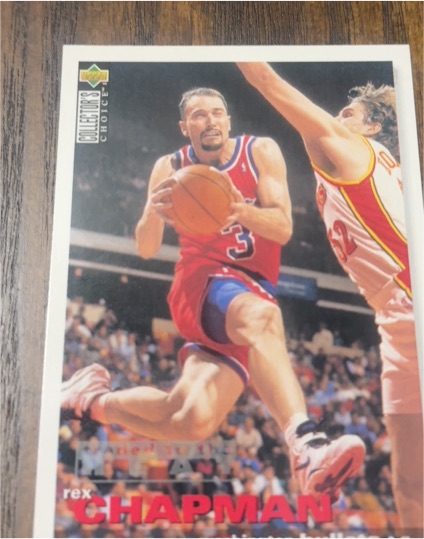 1995-96 Upper Deck Collector's Choice #95 Rex Chapman — front