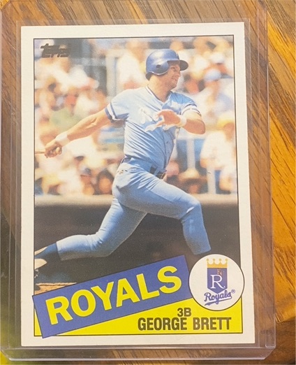 1985 Topps #100 George Brett — front