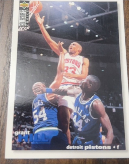 1995-96 Upper Deck Collector's Choice #33 Grant Hill — front