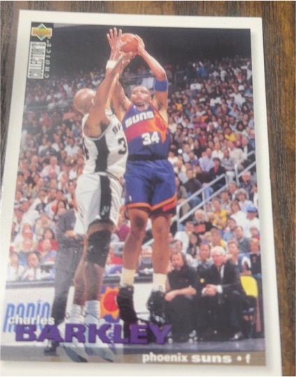 1995-96 Upper Deck Collector's Choice #34 Charles Barkley — front