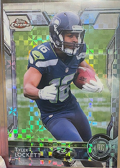 2015 Topps Chrome #178 Tyler Lockett RC — front