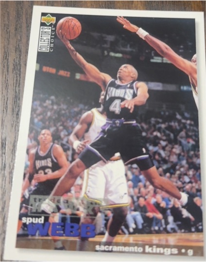 1995-96 Upper Deck Collector's Choice #44 Spud Webb — front
