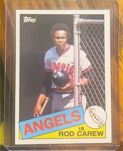 1985 Topps #300 Rod Carew — front