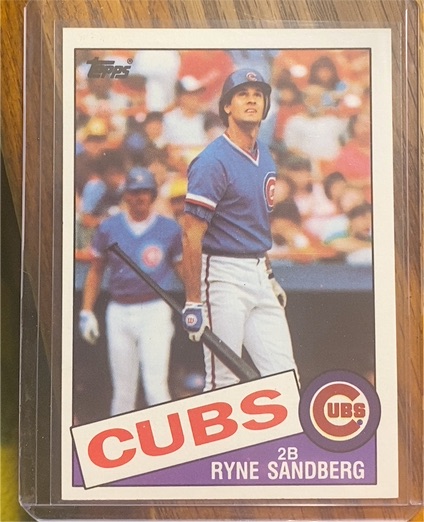 1985 Topps #460 Ryne Sandberg — front