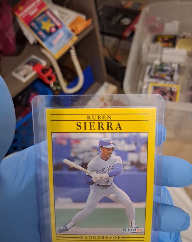 1991 Fleer #303 Ruben Sierra — front