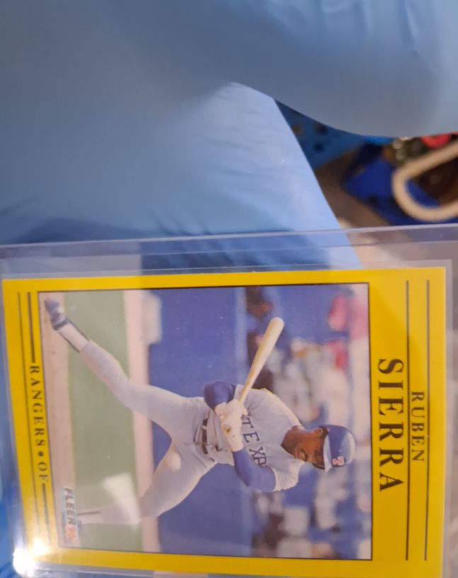 1991 Fleer #601 Ruben Sierra — front