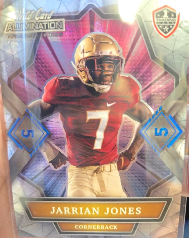 2021 Wild Card Alumination #5 Jarrian Jones — front