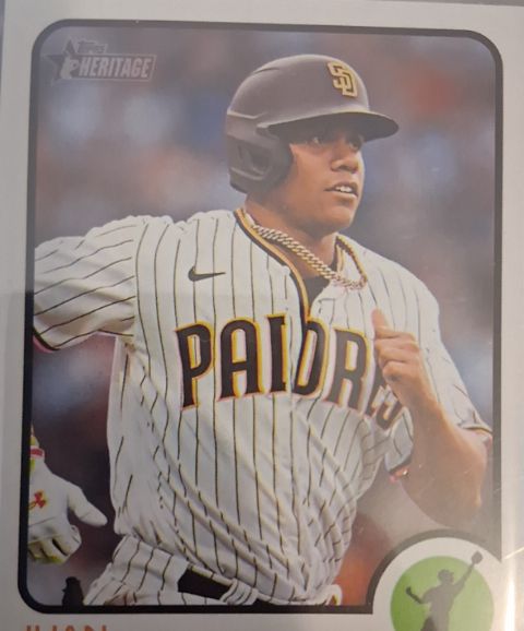 2022 Topps Heritage #NAP-9 Ronald Acuña Jr. — front