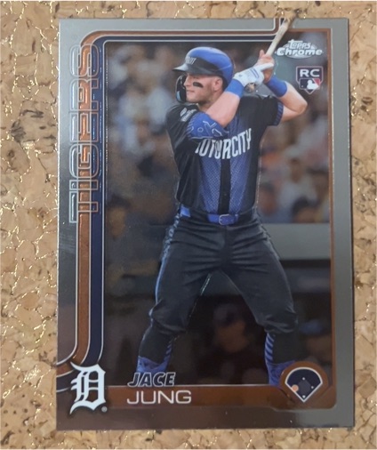 2025 Topps Chrome #225 Jace Jung — front