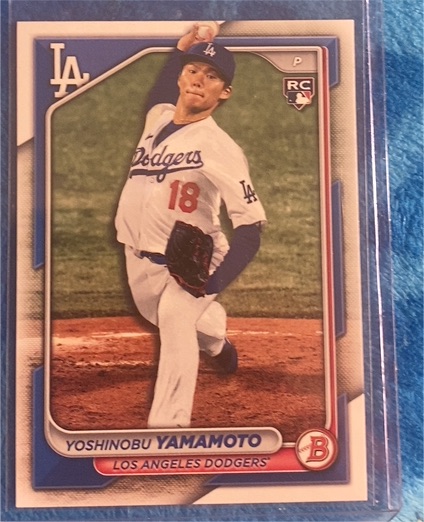 2024 Bowman #36 Yoshinobu Yamamoto — front