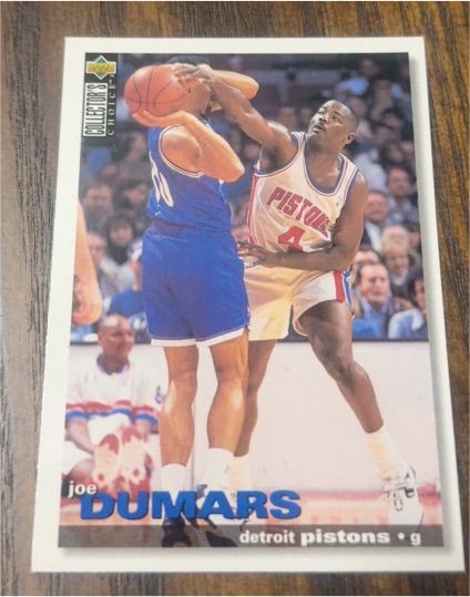 1995-96 Upper Deck Collector's Choice #4 Joe Dumars — front