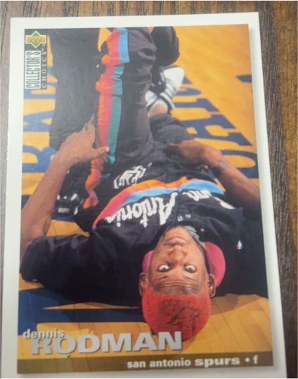 1995-96 Upper Deck Collector's Choice #10 Dennis Rodman — front