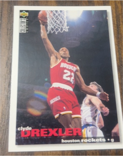 1995-96 Upper Deck Collector's Choice #22 Clyde Drexler — front