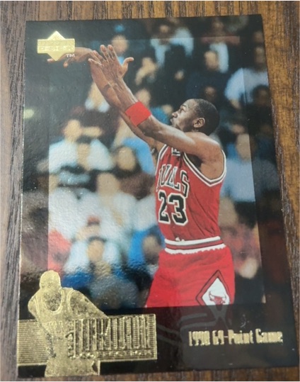 1996 Upper Deck The Jordan Collection #JC14 Michael Jordan — front