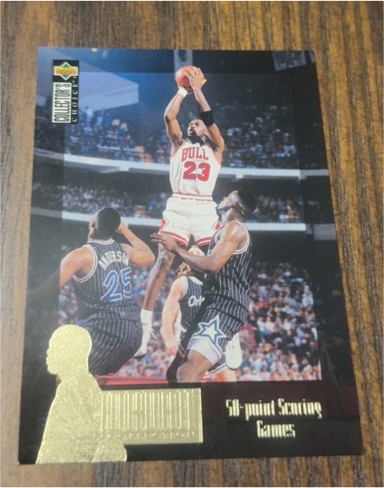 1995-96 Upper Deck Collector's Choice #JC10 Michael Jordan — front