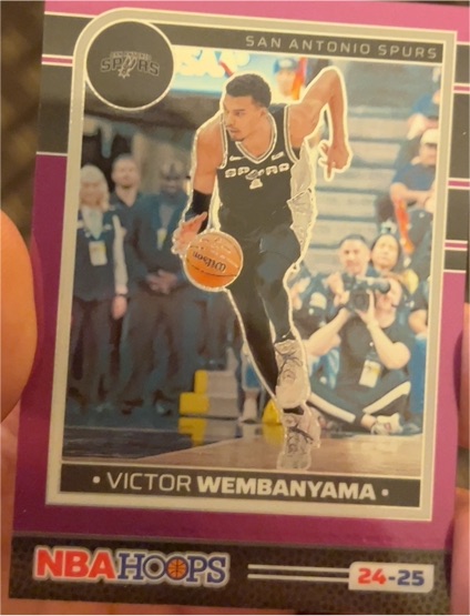 2024-25 Panini NBA Hoops #165 Victor Wembanyama — front