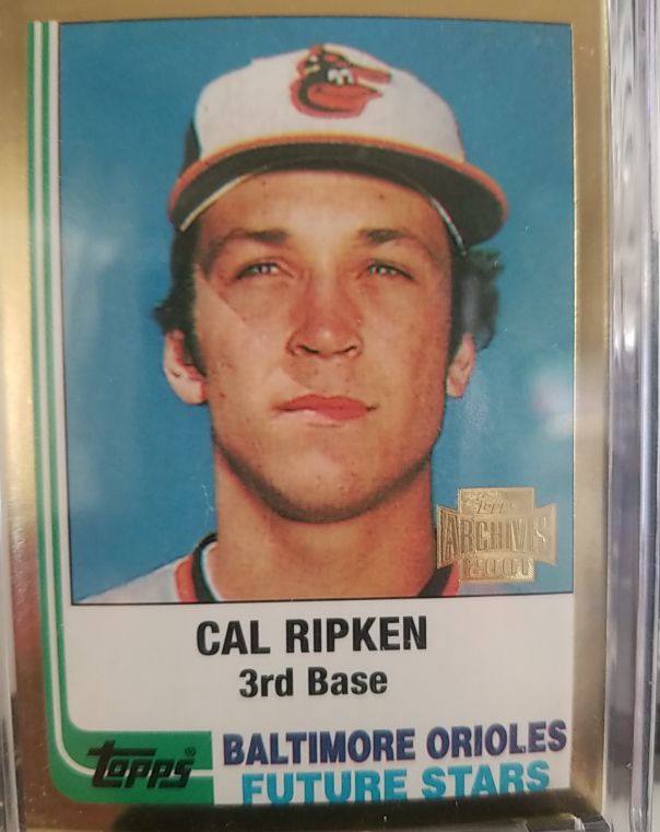 2001 Topps Archives Future Rookie Reprints #3 Cal Ripken Jr. — front