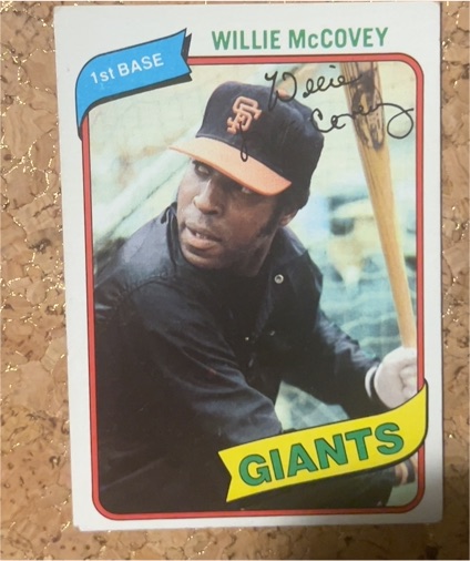 1980 Topps #335 Willie McCovey — front