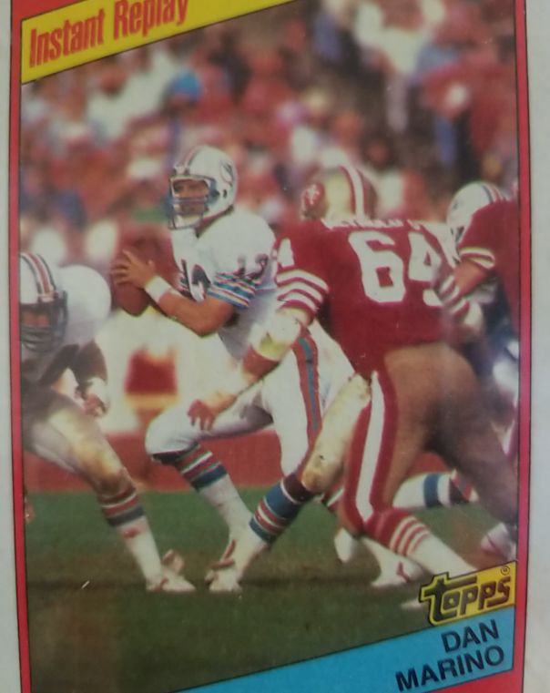 1984 Topps Instant Replay #124 Dan Marino — front