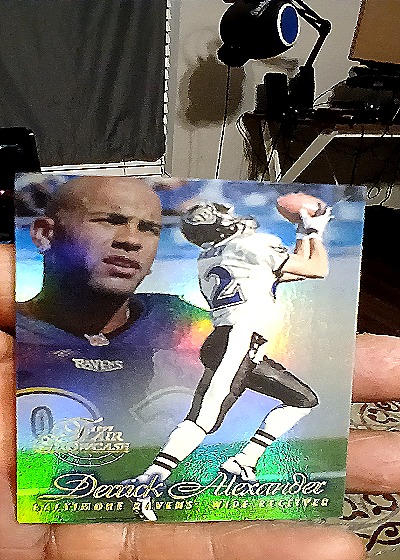 1995 Fleer #0 Derrick Alexander — front