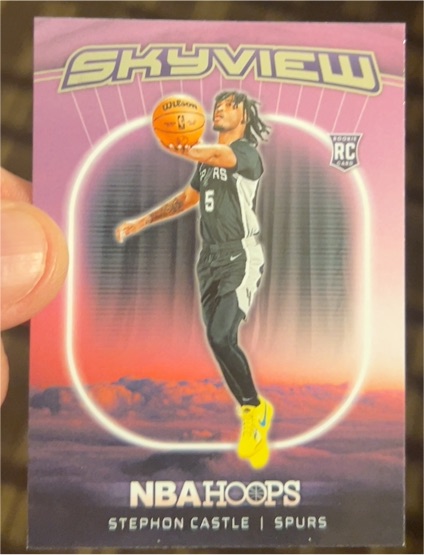 2024-25 Panini NBA Hoops Skyview #3 Stephon Castle — front