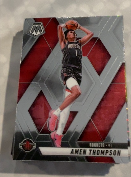 2024-25 Panini Mosaic #10 Amen Thompson — front