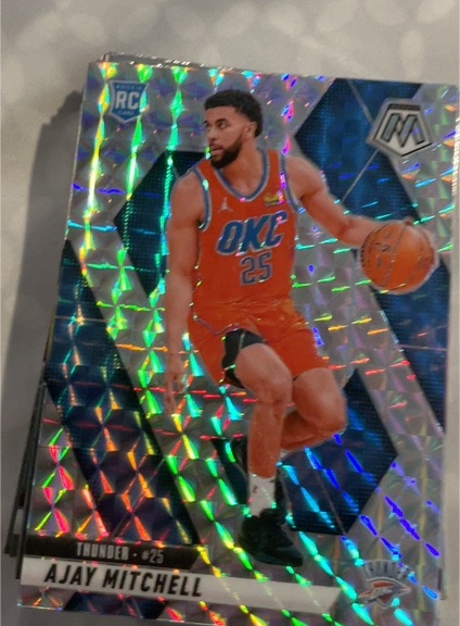 2024-25 Panini Mosaic #25 Ajay Mitchell — front