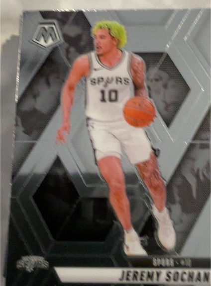 2024-25 Panini Mosaic #54 Jeremy Sochan — front