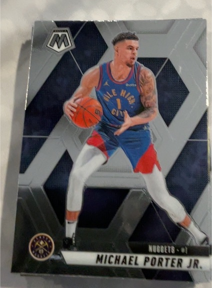 2024-25 Panini Mosaic #128 Michael Porter Jr. — front