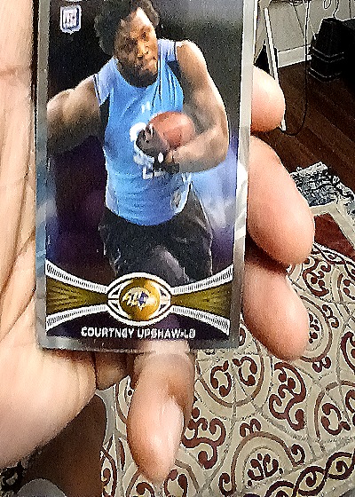 2011 Topps #TBD Courtney Upshaw — front