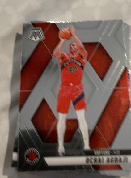 2020 Panini Mosaic #30 Pascal Siakam — front