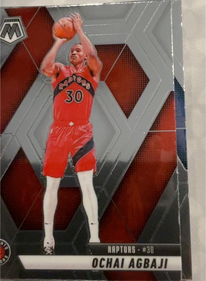 2022 Panini Mosaic #30 Ochai Agbaji — front