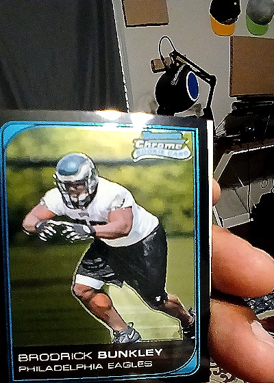 2009 Topps Chrome #Brodrick Bunkley Philadelphia Eagles — front