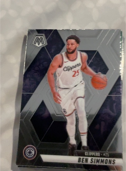 2022 Panini Mosaic #25 Ben Simmons — front