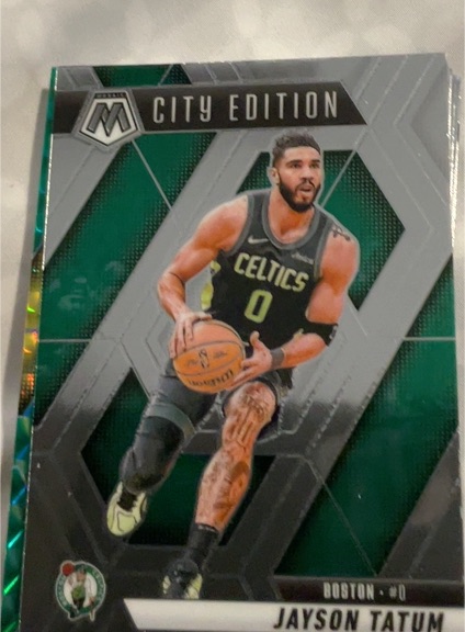 2021 Panini Mosaic City Edition #18 Jayson Tatum — front